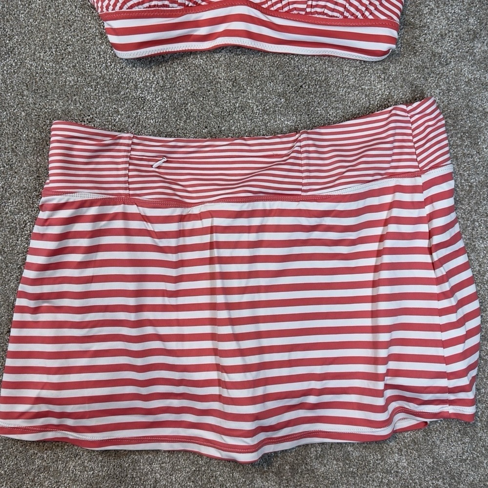 Tommy Bahama Women's XL Breaker Bay Swim Skort Bikini Halter Reversible Swimsuit - Picture 9 of 16